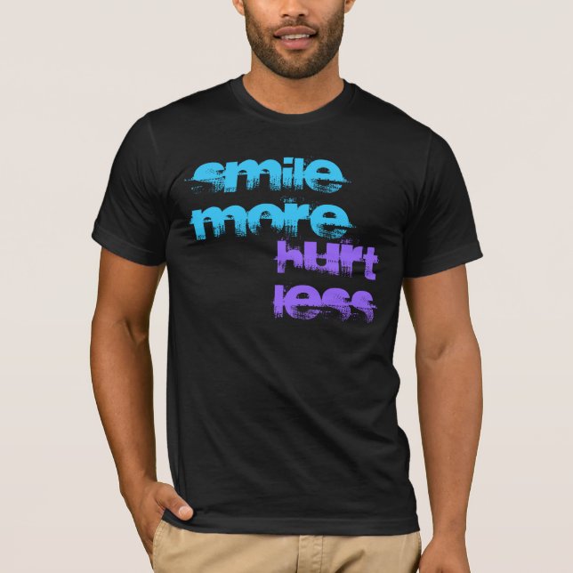 Leendet ontr mer mindre utslagsplats tee shirt (Framsida)
