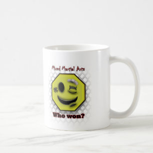 Leendet vem segrade? kaffemugg
