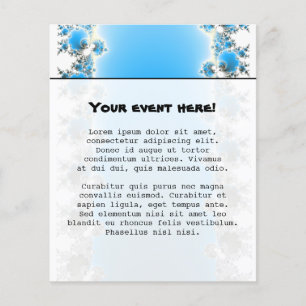 Leenece - Blue Fractal Flygblad