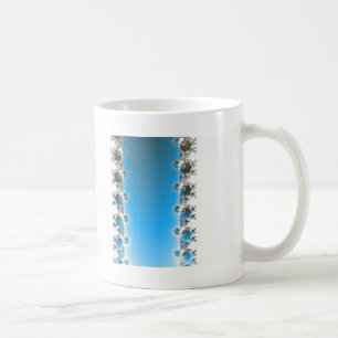 Leenece - Blue Fractal Kaffemugg