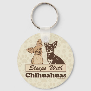Leeps with Chihuahuas Nyckelring