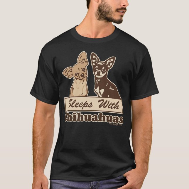 Leeps with Chihuahuas T-shirt (Framsida)