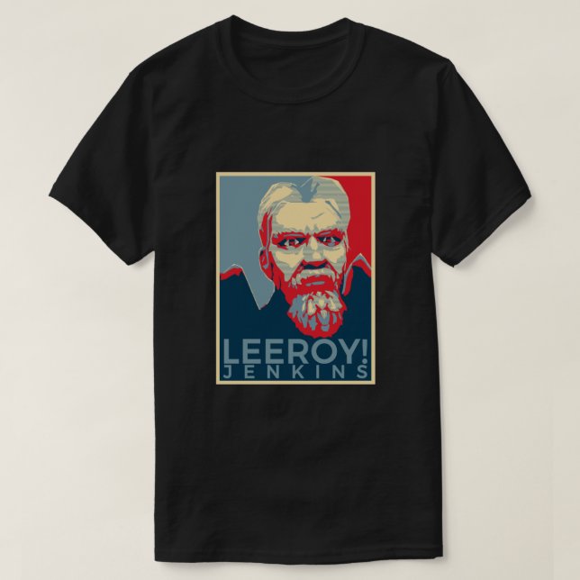Leeroy Jenkins Obamized Essential T Shirt (Design framsida)