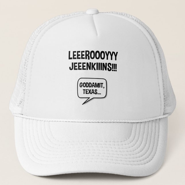 Leeroy Jenkins Texas Keps (Framsida)