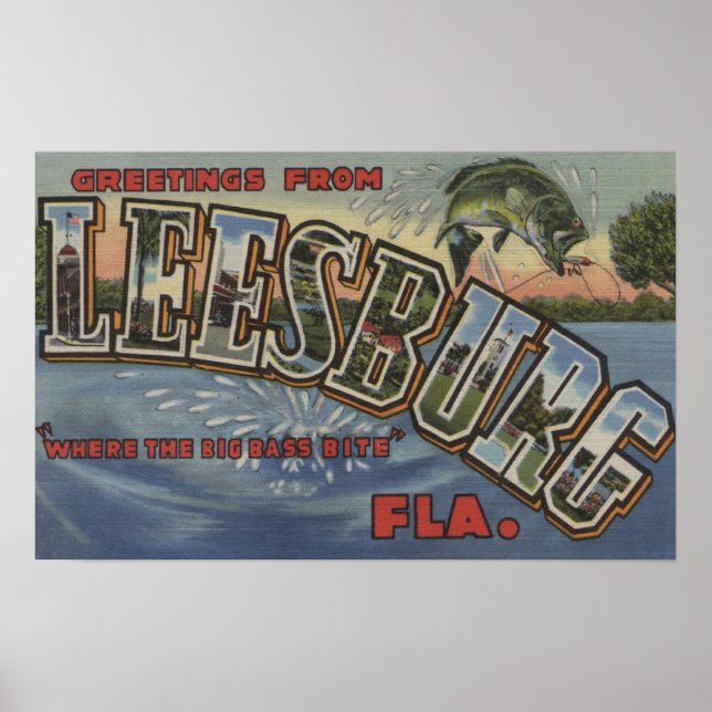 Leesburg, Florida - Stora Brev Scenes Poster (Framsidan)