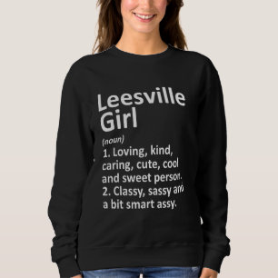 Leesville Girl La Louisiana Funny City Roots T Shirt
