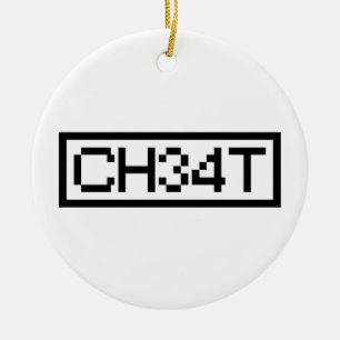 LEET CHEAT JULGRANSPRYDNAD KERAMIK