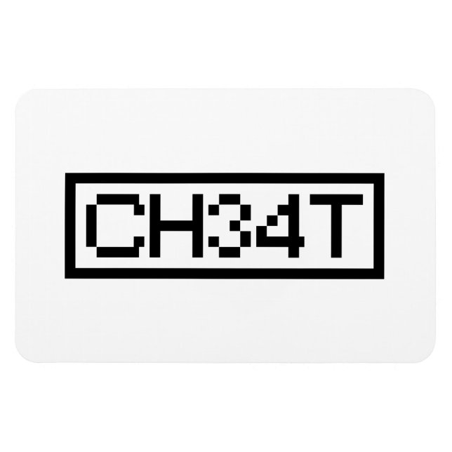 LEET CHEAT MAGNET (Horisontell)