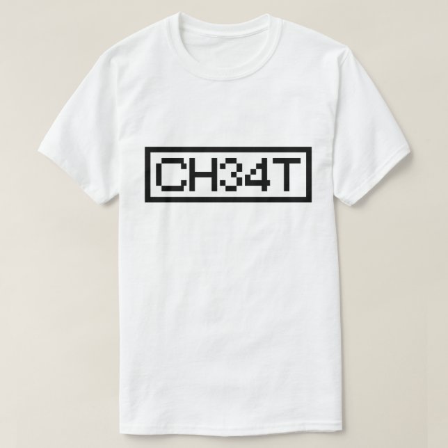 LEET CHEAT T SHIRT (Design framsida)