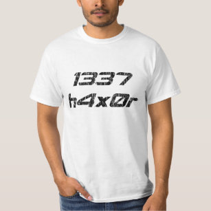 Leet Haxor datorHacker 1337 T-shirt