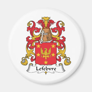 Lefebvre familjvapensköld magnet