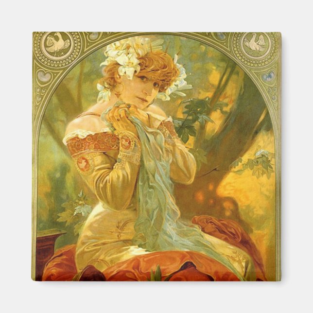 Lefevre Utile Poster 1904 Magnet (Framsidan)