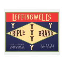 LEFFINGWELS TRIPLE Y BRAND WHITTIER CA