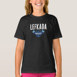 Lefkada Greece Kids Girls t-shirts