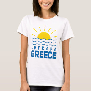 Lefkada Greece Sunshine and Sea Vågar Women's T Shirt