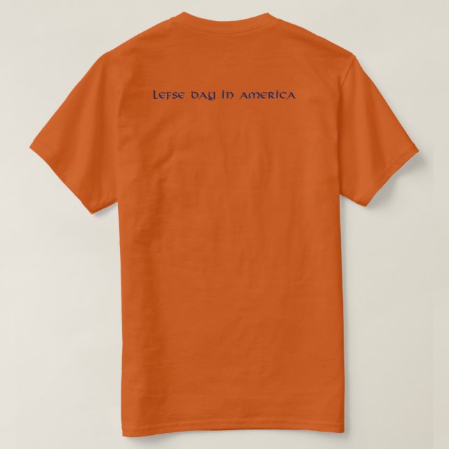 Lefse Day in America Tee - Pasha Upper Höger (Design baksida)