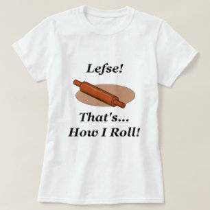 Lefse hur jag rullar t-shirt