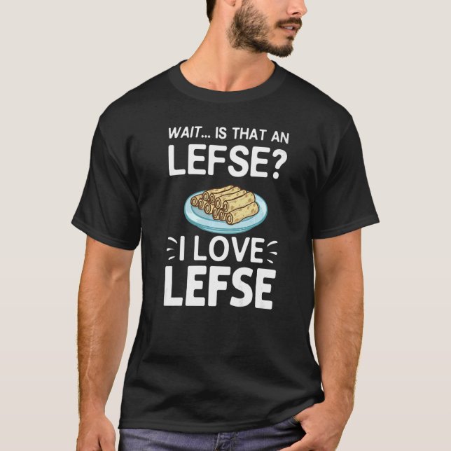 Lefse norska Bread Recipe Maker Flatbröd Rolli T Shirt (Framsida)