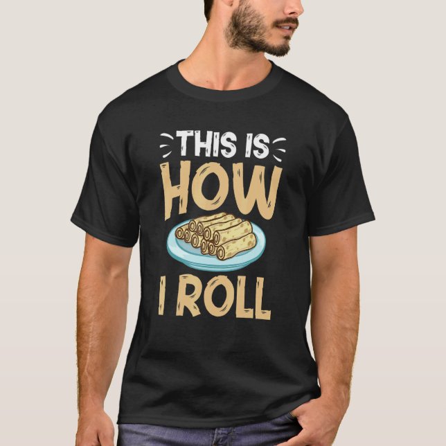 Lefse norska Bread Recipe Maker Flatbröd Rolli T Shirt (Framsida)
