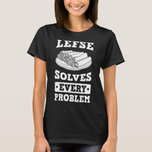 Lefse norska Bread Recipe Maker Flatbröd Rolli T Shirt