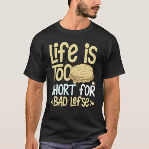 Lefse norska Bread Recipe Maker Flatbröd Rolli T Shirt