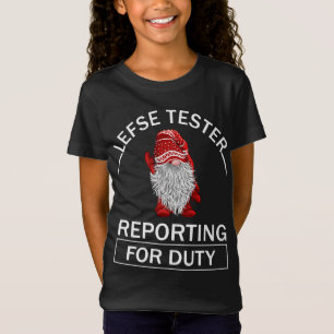 Lefse-provarrapportering för tjänstgöringsgenomer t shirt