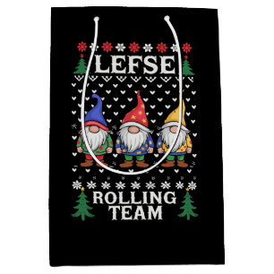 Lefse Rullande Julbakande Tomte Jul