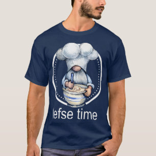 Lefse Time Norsk skandinavisk Baking T Shirt