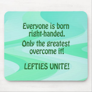 Lefties förenar musmatta