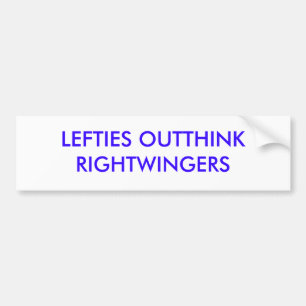 LEFTIES OUTTHINK RIGHTWINGERS BILDEKAL