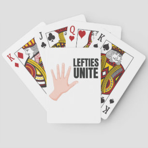 Lefties Unite Lämnat Hanty Gift Casinokort