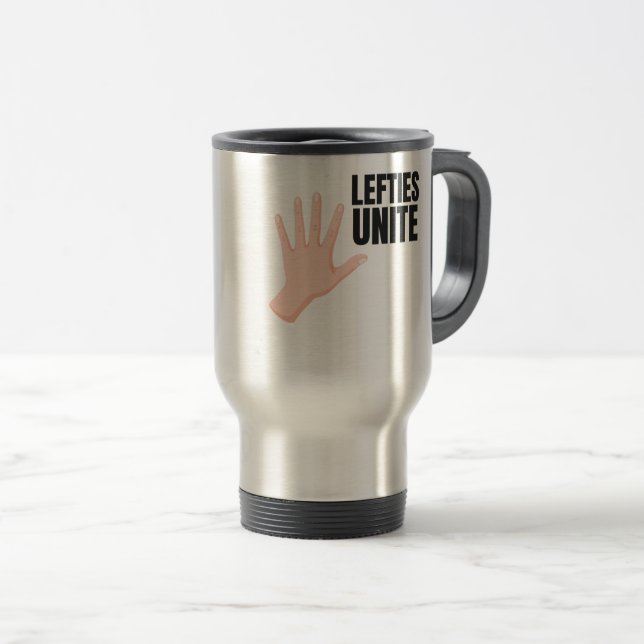 Lefties Unite Lämnat Hanty Gift Resemugg (Framsida höger)