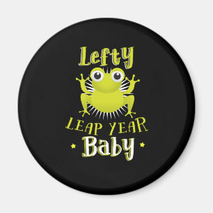 Leftio läderåret Baby 29 februari födelsedag Magnet