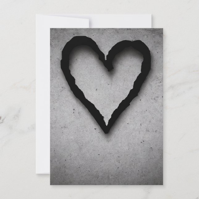 Leftover-hjärta, nr 01 julkort (Framsida)