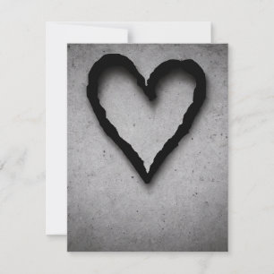 Leftover-hjärta, nr 01 julkort