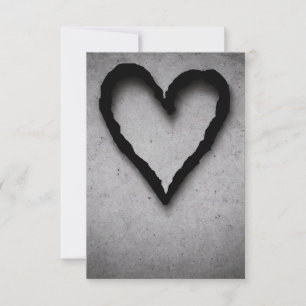 Leftover-hjärta, nr 01 tack kort