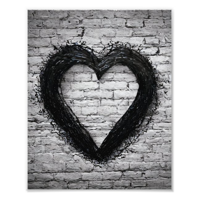 Leftover-hjärta, nr 02 fototryck (Framsidan)