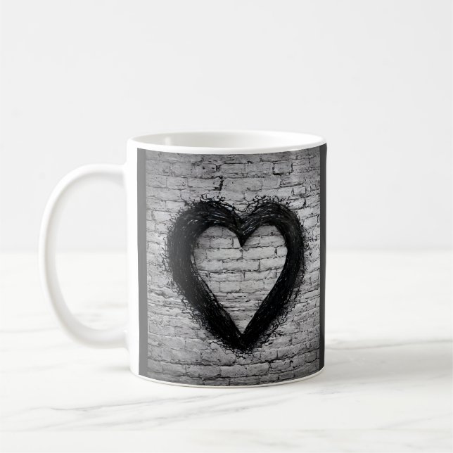 Leftover-hjärta, nr 02 kaffemugg (Vänster)