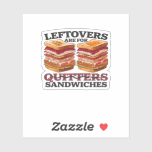 Leftovers är för Sandwiches Essential Klistermärken