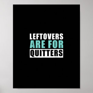 Leftovers är till för kitters-Thanksgiving, esteti Poster