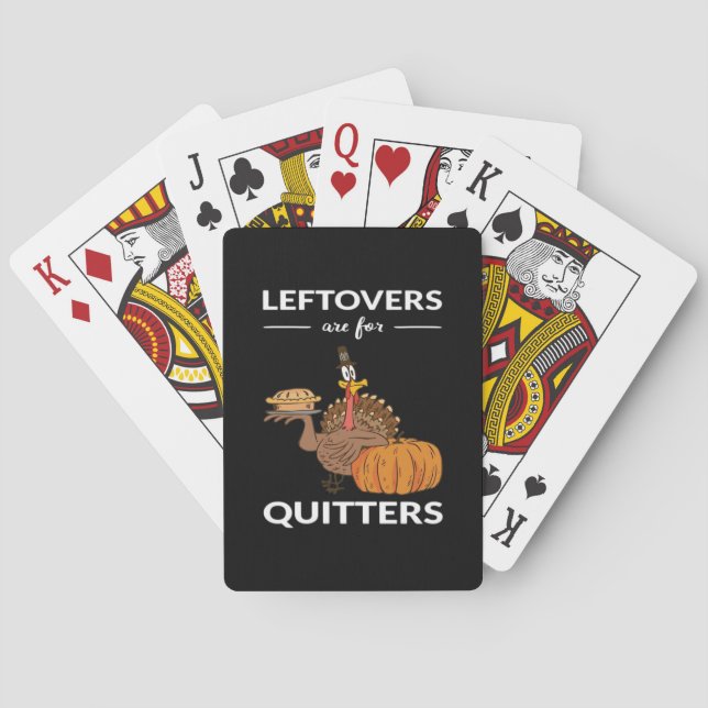 Leftovers är till för kjolar V Casinokort (Baksidan)