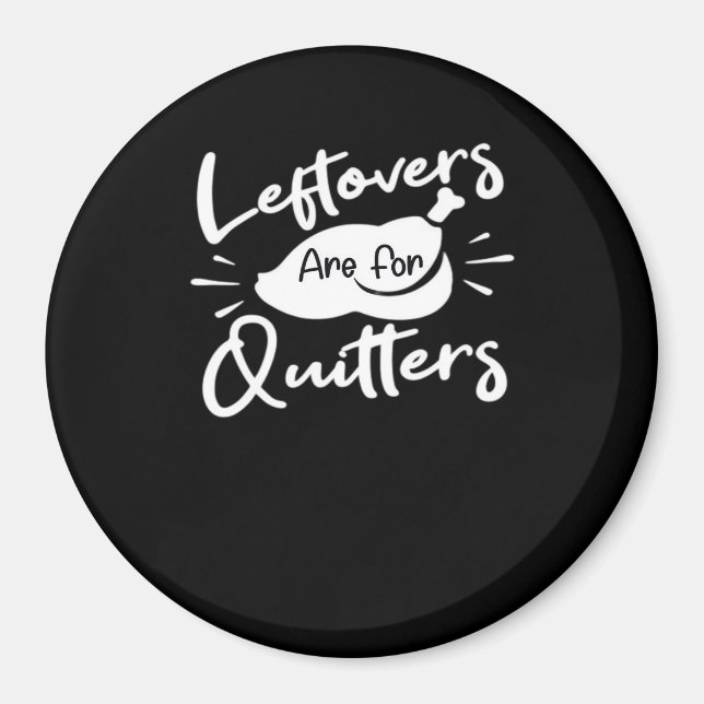 Leftovers är till för kvittrar Cute V-Nacke Magnet (Framsidan)