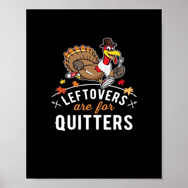 Leftovers är till för kvittrar ・ Thanksgiving Esse Poster (Framsidan)