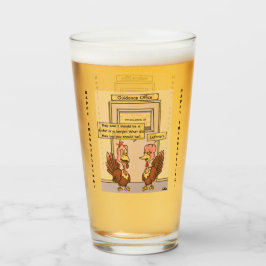 Leftovers Frosted Beer Glass Glaskopp