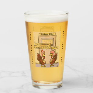 Leftovers Frosted Beer Glass Glaskopp
