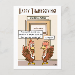 Leftovers Thanksgiving Helg Vykort