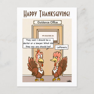 Leftovers Thanksgiving Helg Vykort