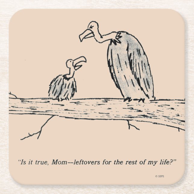 Leftovers Underlägg Papper Kvadrat (Framsidan)