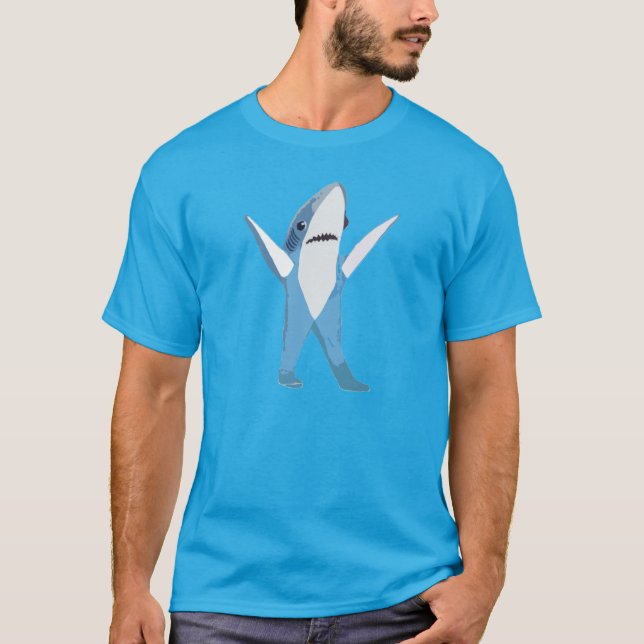 LeftShark Halftime Shark Costume T Shirt (Framsida)