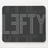 Lefty Lämnat Handed Modern Typography